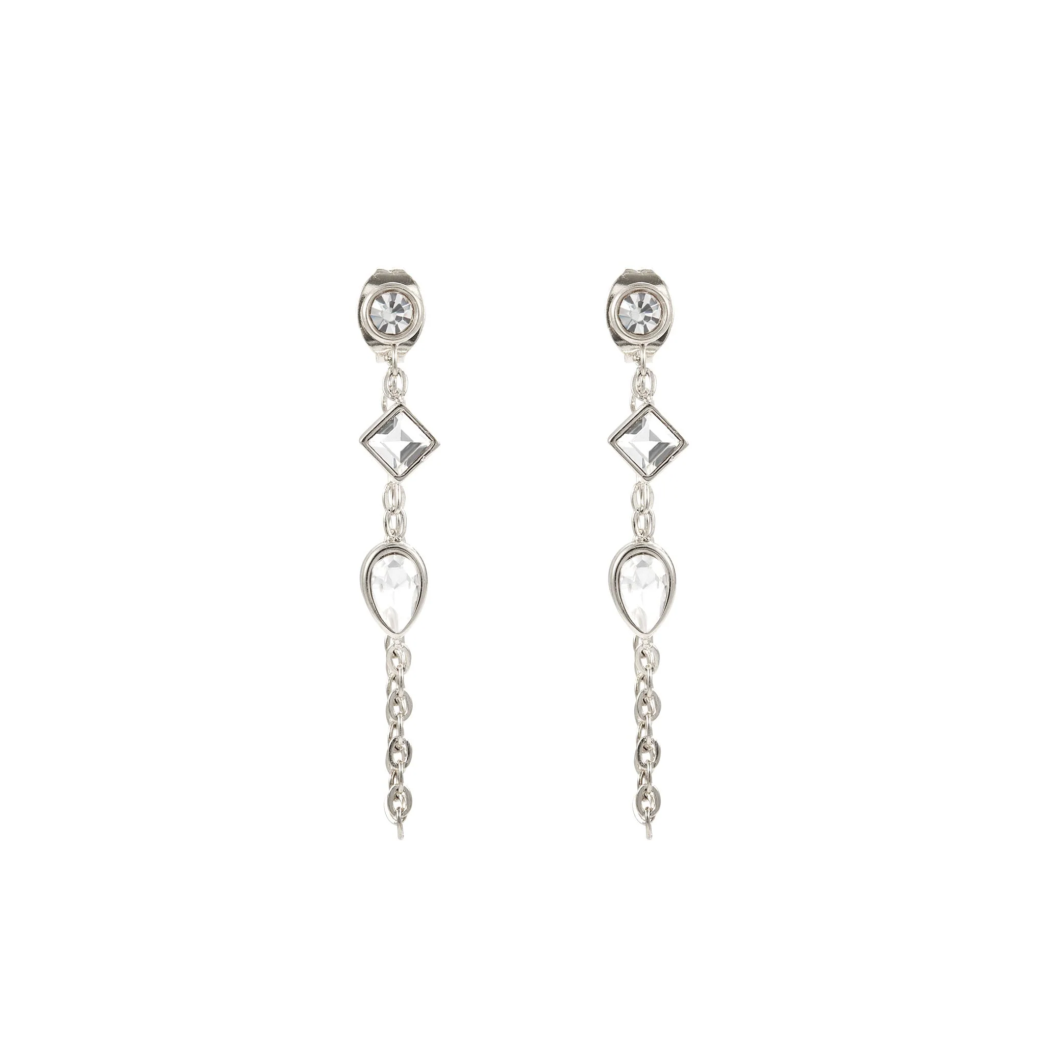 Emma Droplet Chain Studs - Image 6