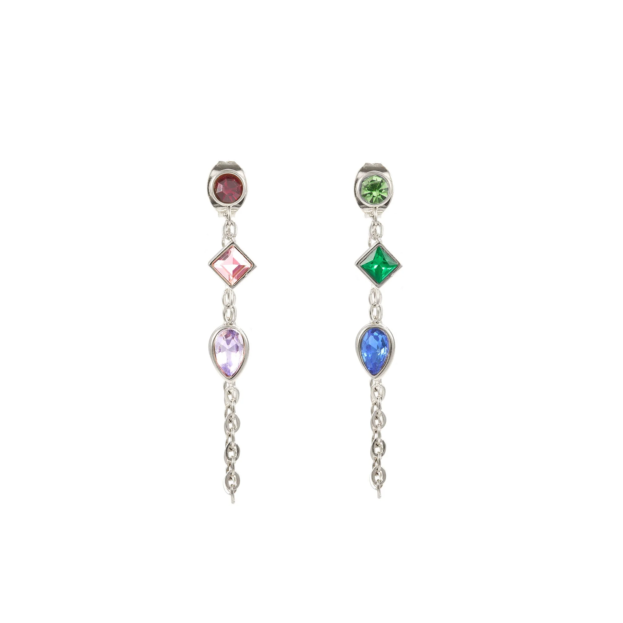 Emma Droplet Chain Studs - Image 8