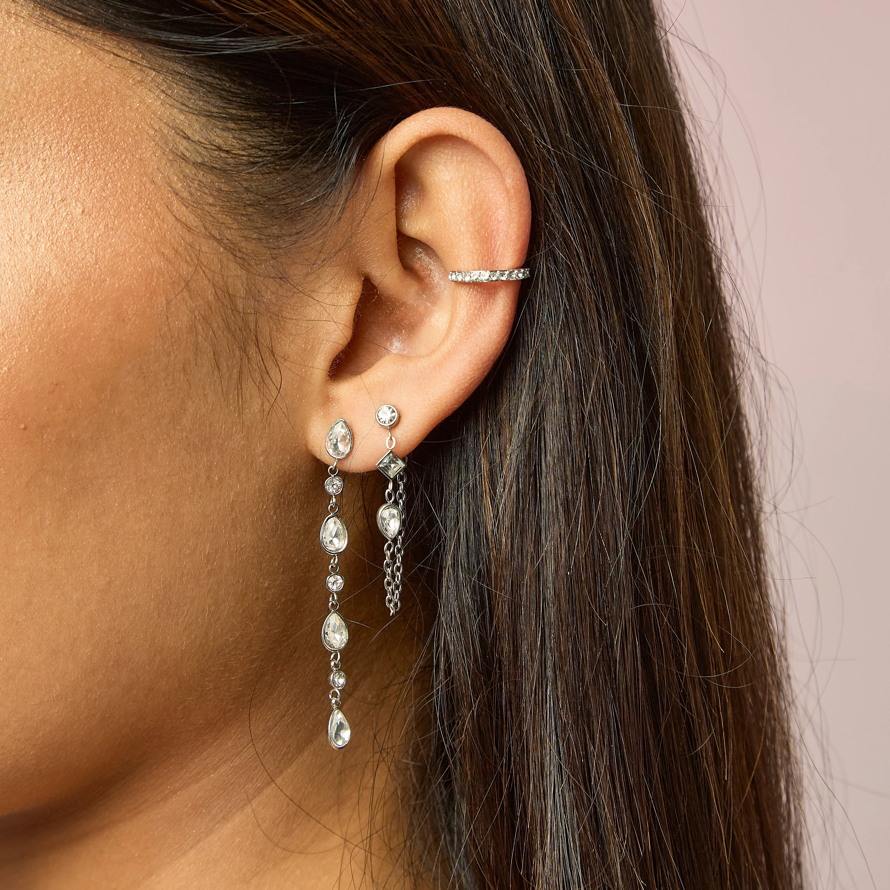 Freya Droplet Statement Studs - Image 22