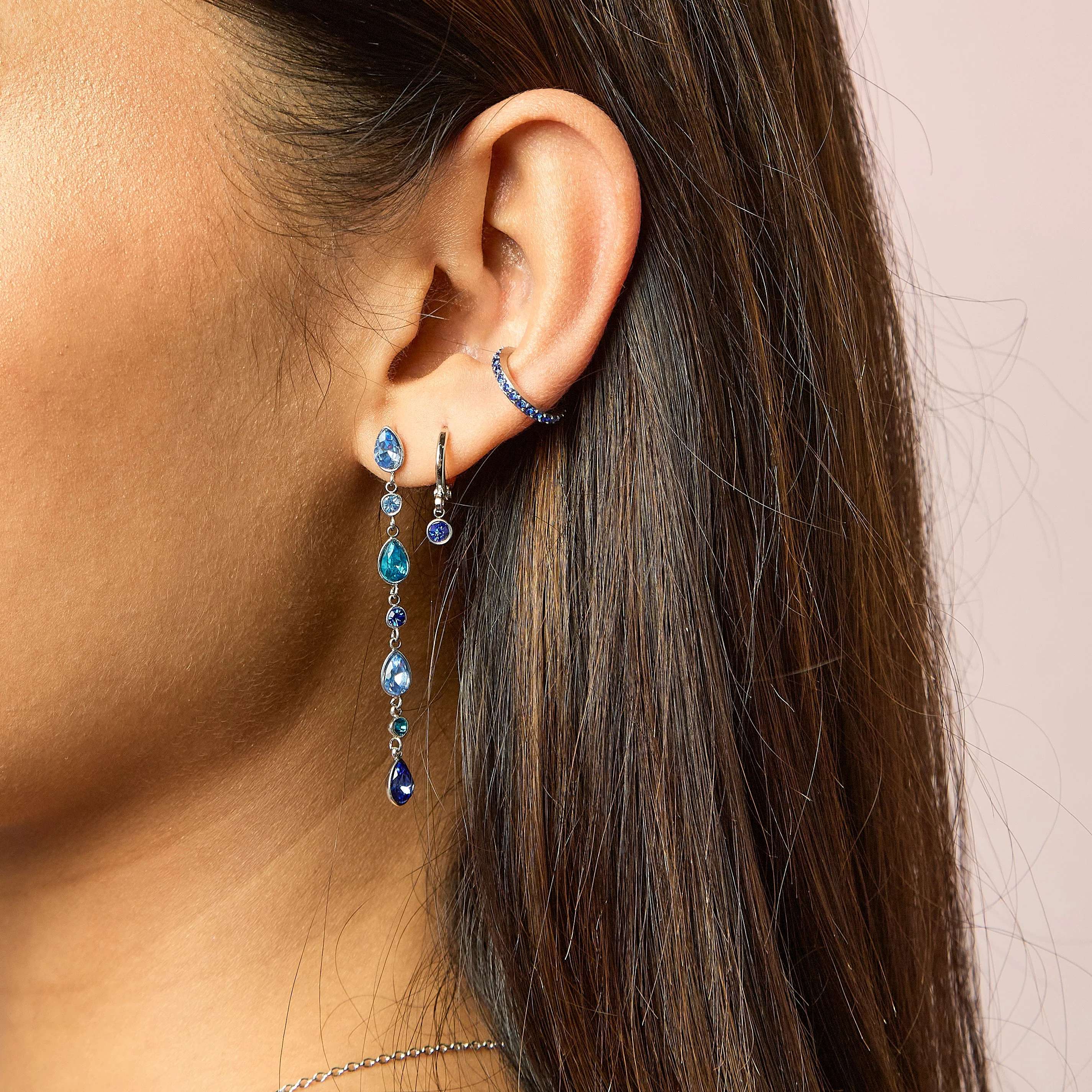 Freya Droplet Statement Studs - Image 24
