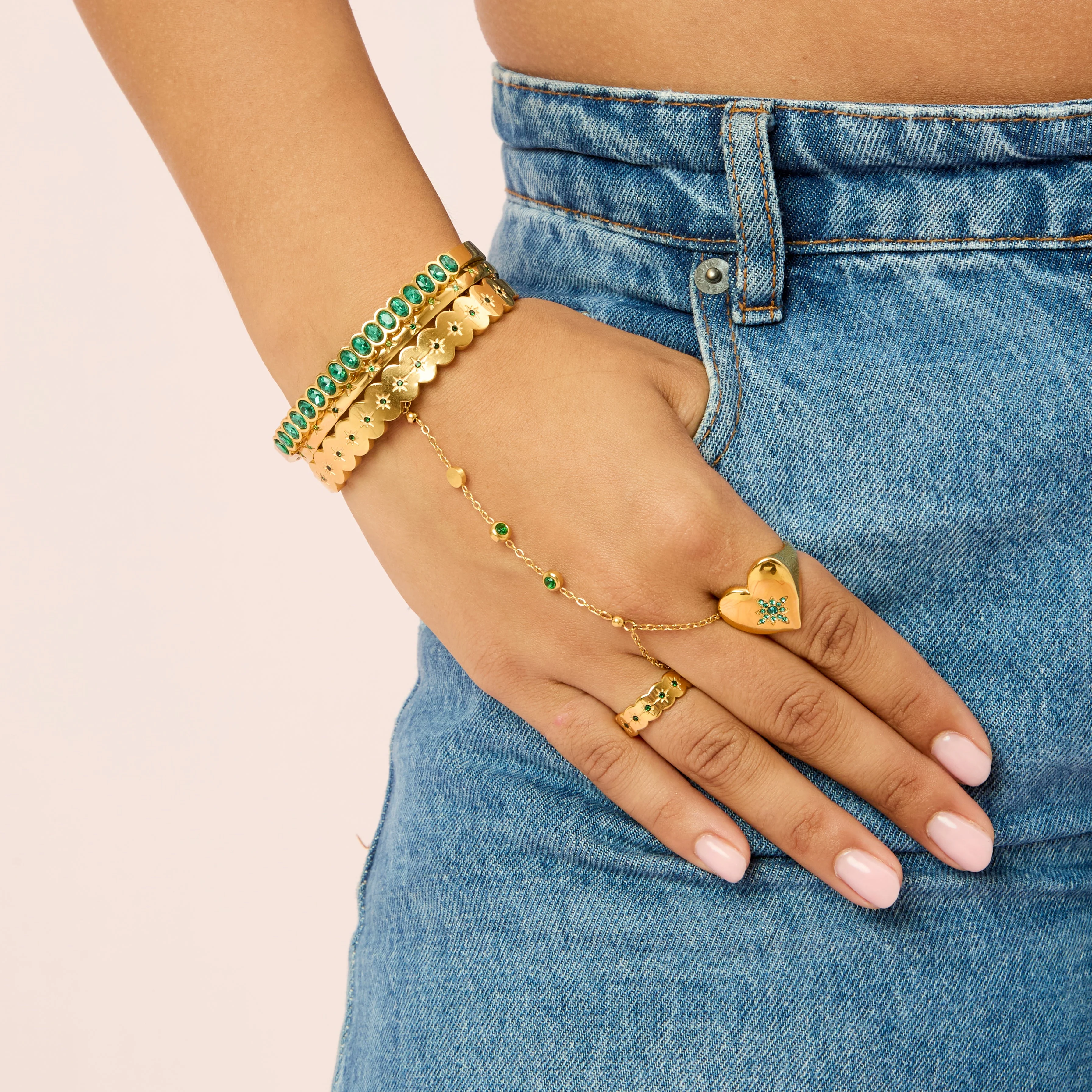 Tallulah Scallop Star Bangle - Image 12