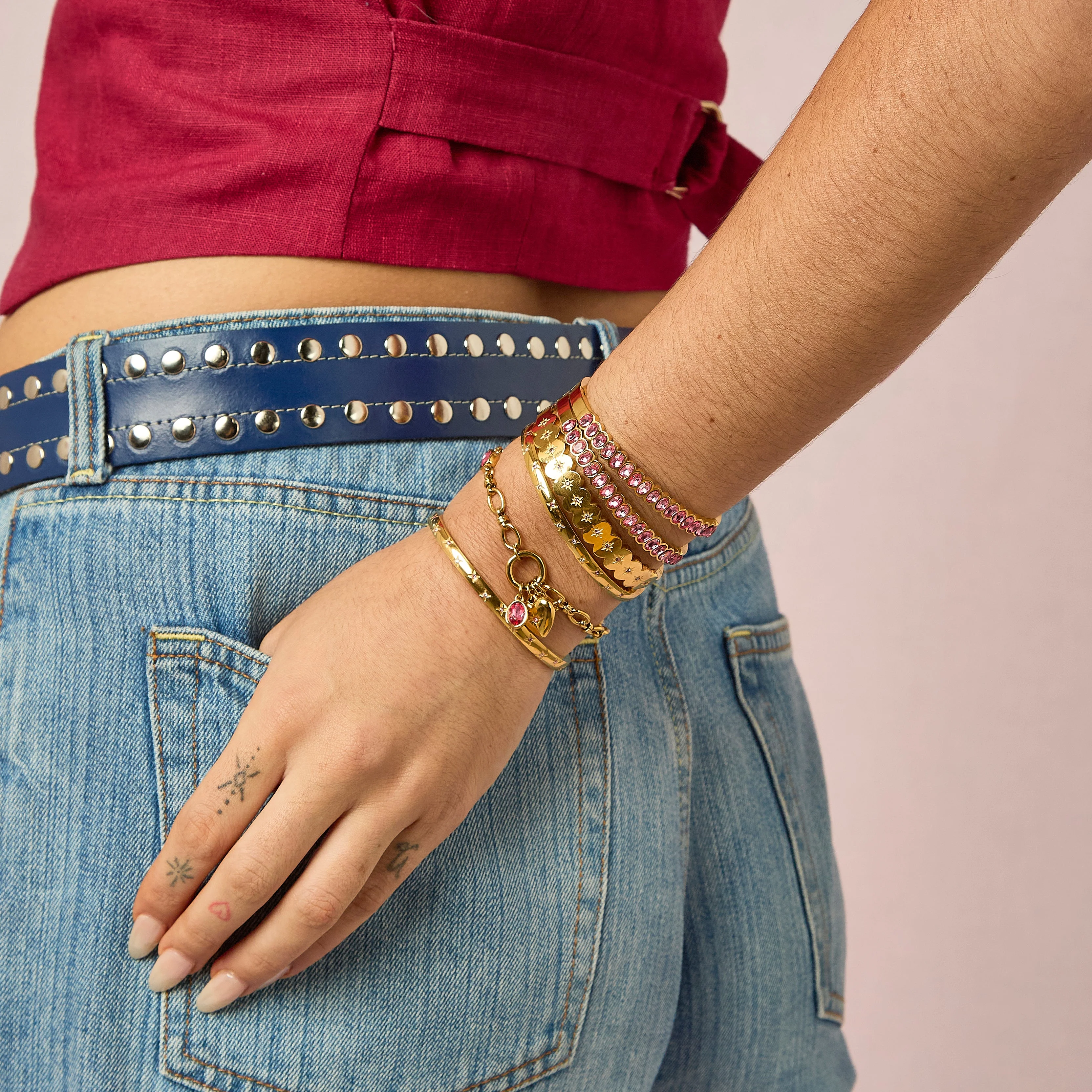 Tallulah Scallop Star Bangle - Image 13